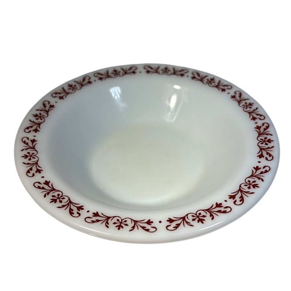 Anchor Hocking Cereal Bowl Anchorware Copper Filigree 928 Made In USA